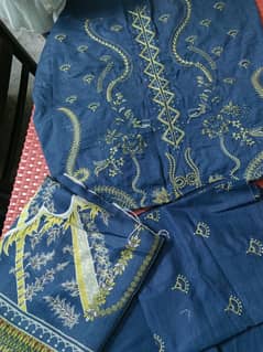 3 pcs branded khaddar suit