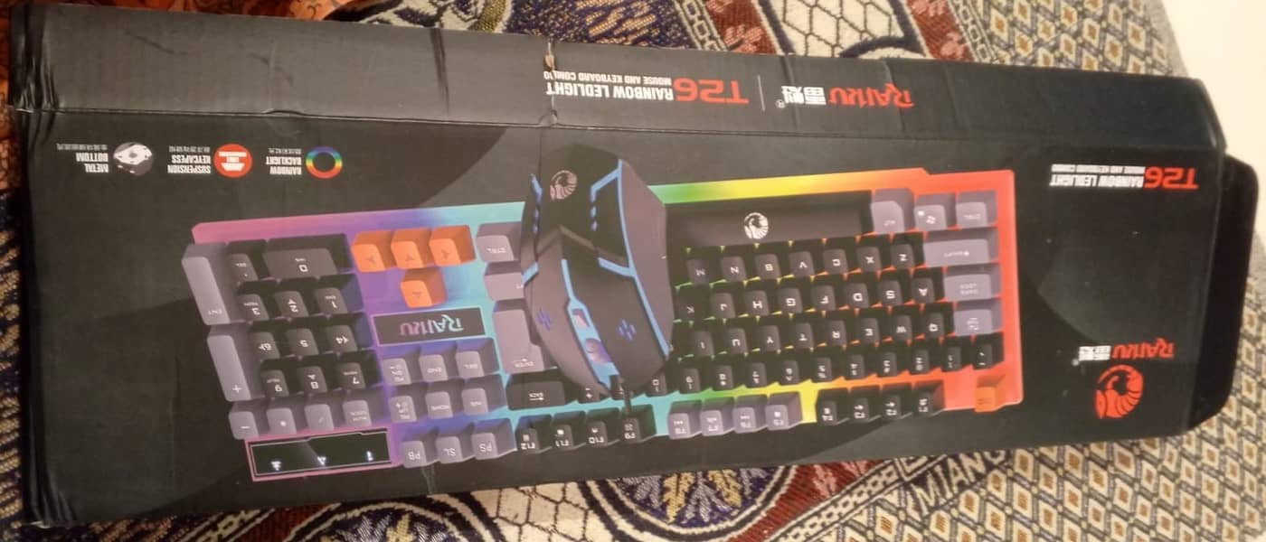 Gamers keyboard mouse For Sale- Goes Cheap /0337/949/7853/ 2