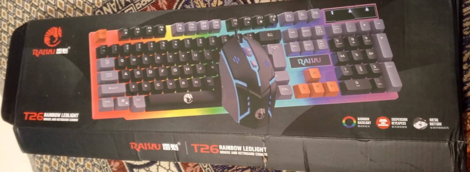 Gamers keyboard mouse For Sale- Goes Cheap /0337/949/7853/ 9