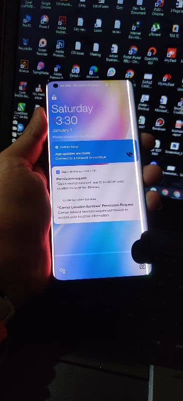 OnePlus 8pro panel damaged 3