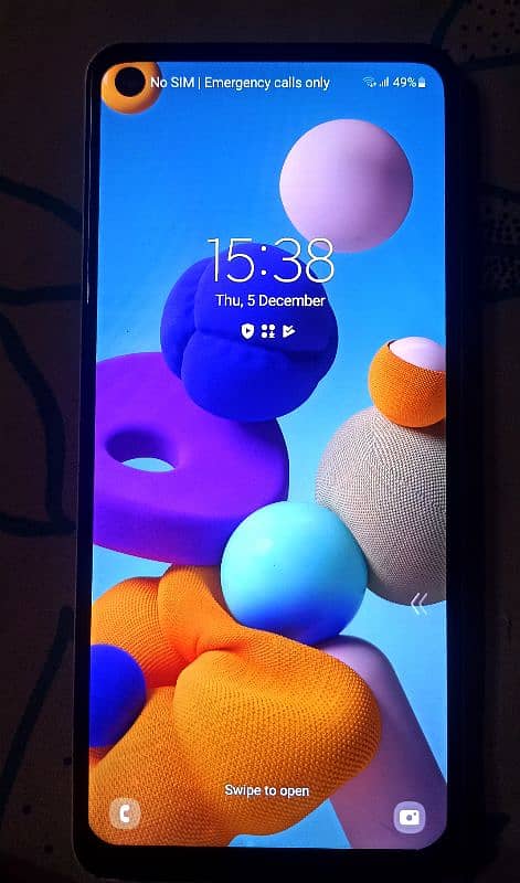 Samsung Galaxy A21s 4+64 with box and charger 9/10 condition 1