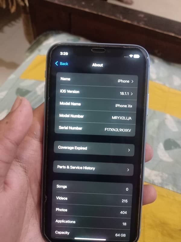 iPhone XR jv 64 gb 6