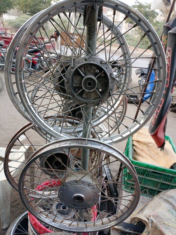 second hand Complete wheel CD 70CC 1