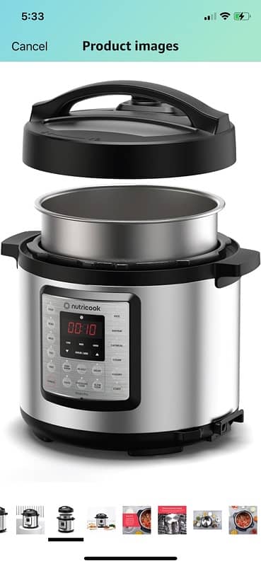 Nutricook Smart Pot Eko, 9 In 1, Electric Pressure Cooker 1