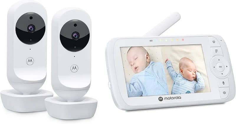 Motorola Nursery VM35-2 / Ease vedio Baby Monitor with 2 Cameras 3