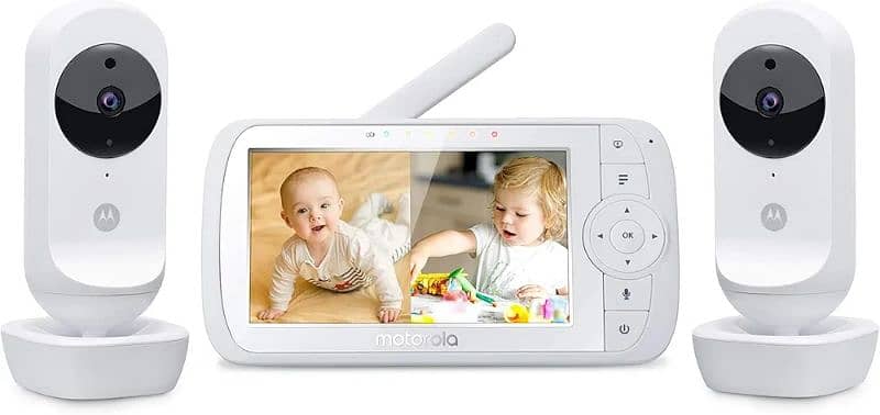 Motorola Nursery VM35-2 / Ease vedio Baby Monitor with 2 Cameras 9