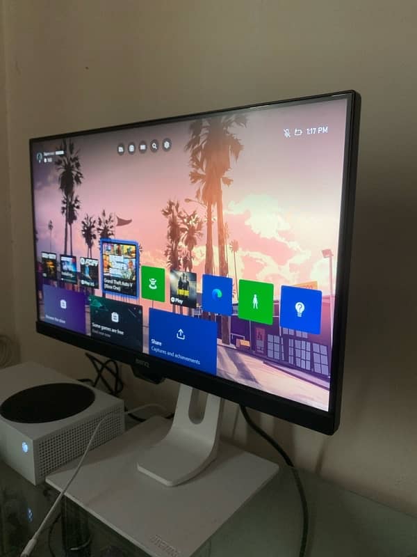 Original BenQ 21.5" 1080P Bezel-less Monitor with Built In Speakers 4