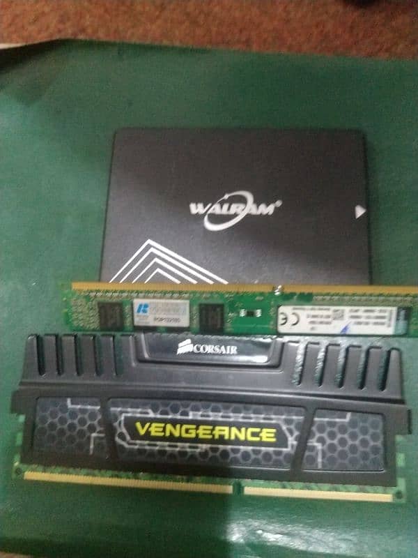 gaming ram 8gb. ssd 128gb full new. 4gb ram 6