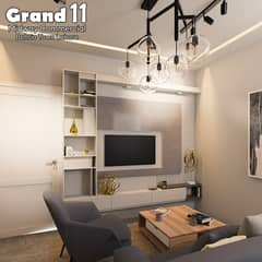 Studio Apartment in Grand 11 | Four-Star Living | Booking from PKR 12 Lac