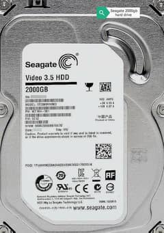 Seagate hard disk 2TB