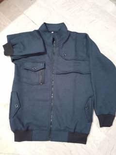 Blue Mockneck jacket Medium size