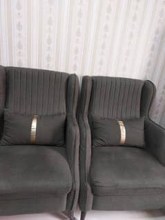 Modern single seater sofa set. 1 + 1, Luxury Sofa, King Size.