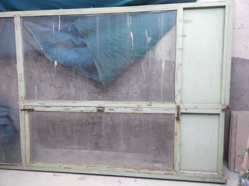 iron and glass door heavy duty. 3