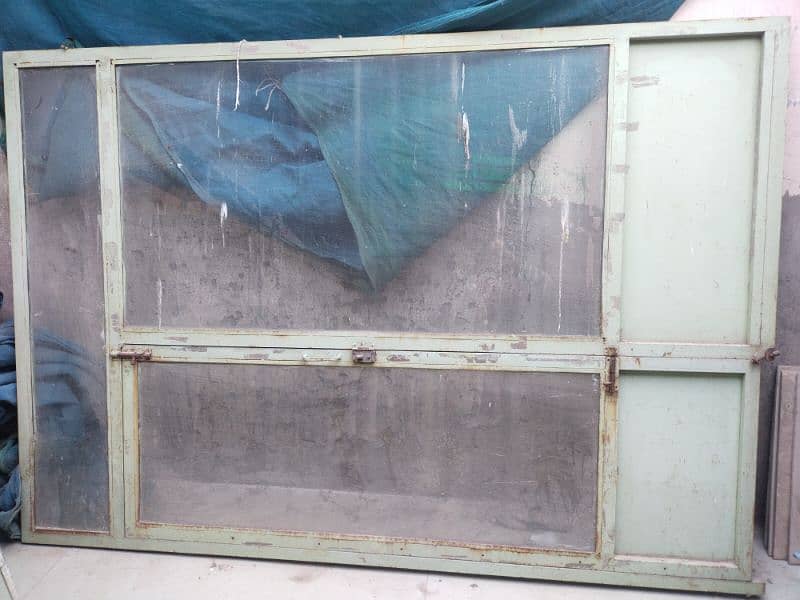 iron and glass door heavy duty. 4