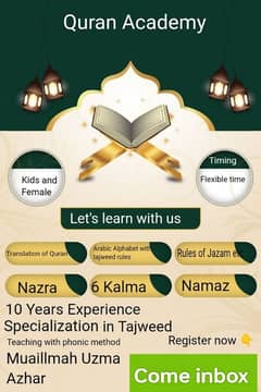 learning with Quran and Tajweed