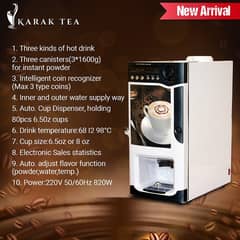 3 flavor Tea and Coffee vending machine / Coffee vanding machine