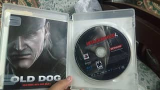 PS3 game metal gear solid 4