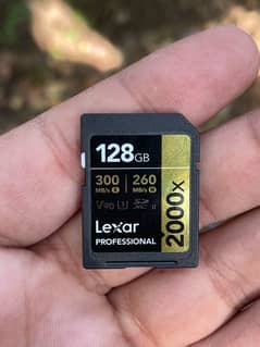 Lexar 128GB 300MB/s SD Memory Card