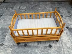 Wooden Junior Swing&Baby Cot