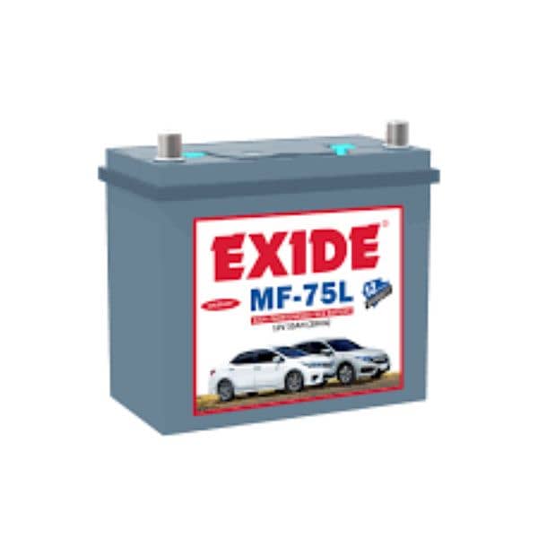 AGS, EXIDE, OSAKA,DAEWOO Batteries  discounted qeemat  free delivery 1