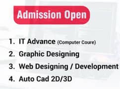 Auto CAD2D + 3D  , Graphic Design  , MS Word , MS Office ,