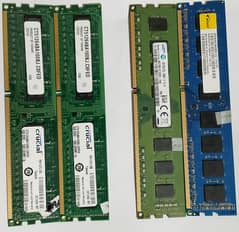 Ram DDR3 4GB and 8GB.