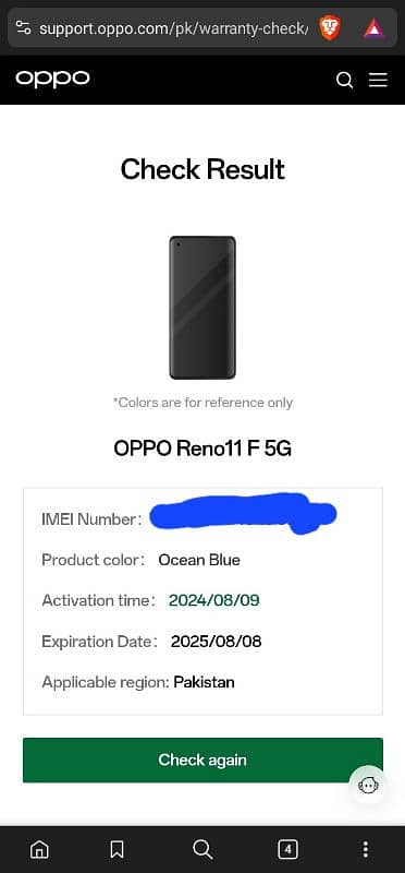 Oppo Reno 11F Lush Condition 10