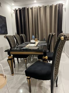 Gourmet Furnishers / 8 Seater Dinning Table & Chairs