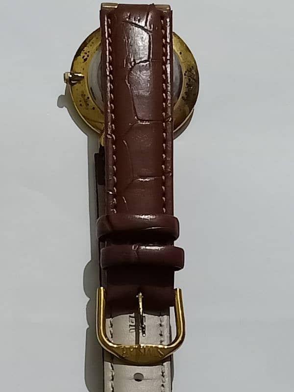 23K GOLD ELECTRO  PLATED SWISTAR WATCH 100% TOTTELY ORIGINAL NO REPAIR 3