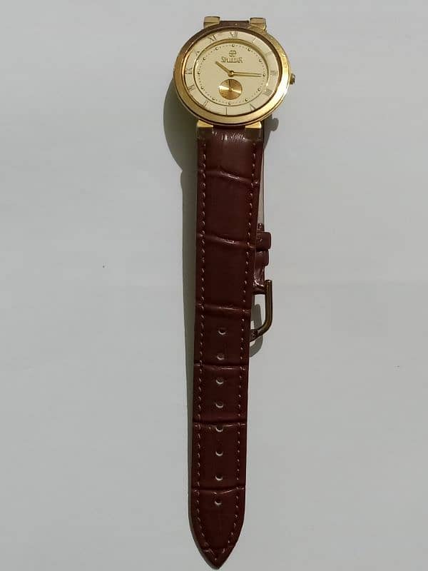 23K GOLD ELECTRO  PLATED SWISTAR WATCH 100% TOTTELY ORIGINAL NO REPAIR 5