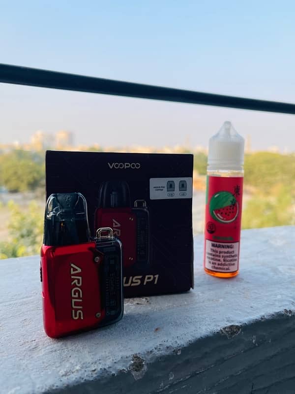 Voopoo Argus P1 with Tokyo Flavour 4