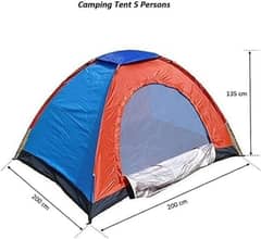 camping tents and sleeping bag