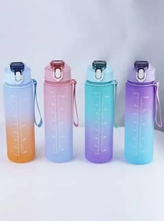 Built in straw water bottle- free delivery