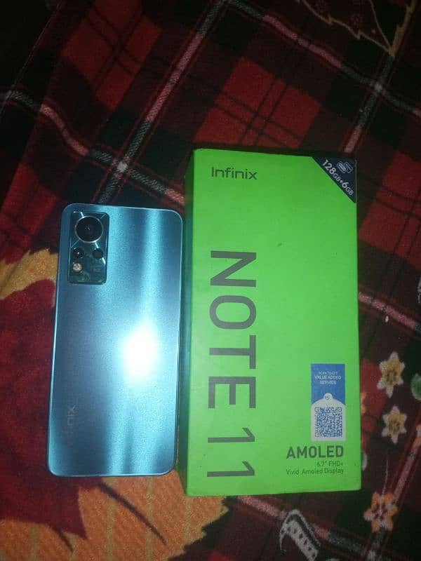 infinix note 11 storage 6 128 with box and orignal cable con 10by10 0