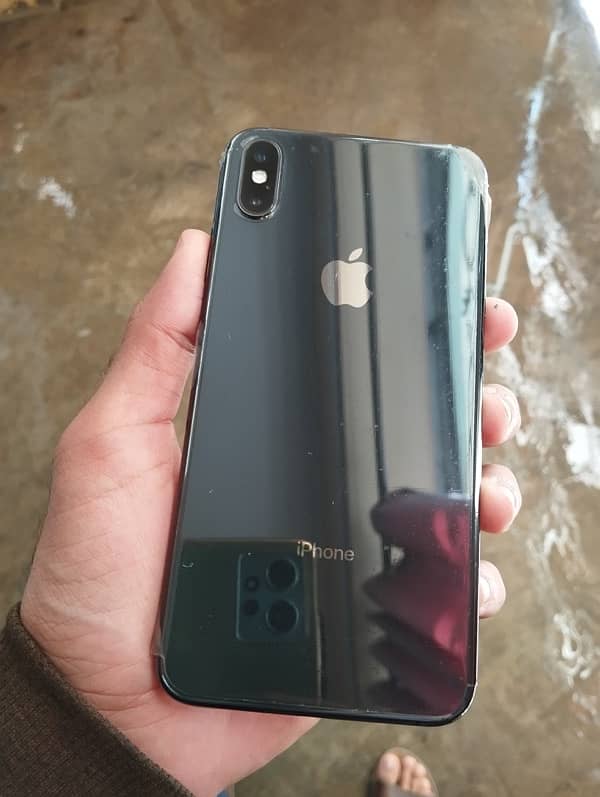 Iphone XS MAX 256GB dual Sim PTA Approved 9