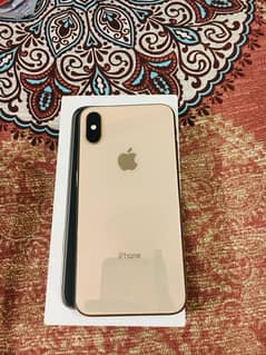 iPhone Xs Golden PTA APPROVED 64GB with box