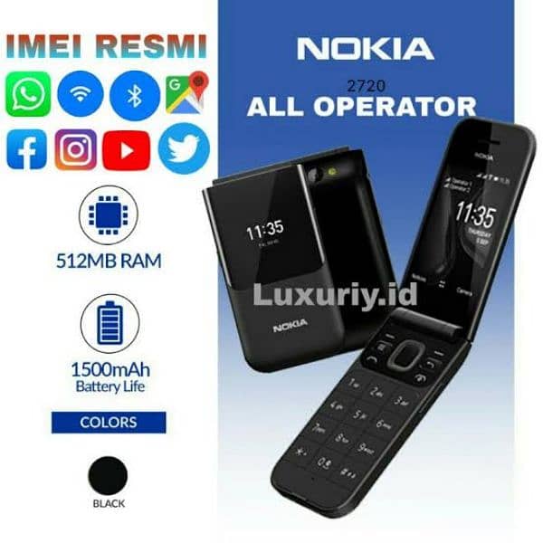 NOKIA 2720 FLIP 4G - 2660 COD 12