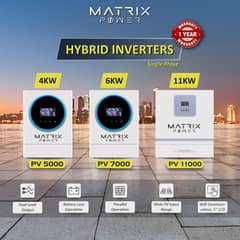 Matrix Power 4 KW 6KW 11KW Hybrid Solar Inverters