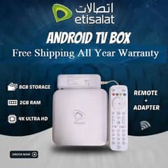 Original Etisalat Android Tv Box with Best Price