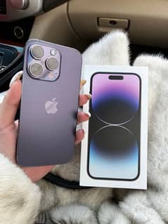 IPhone 14 Pro Max 256gb deep purple with dual physical sims