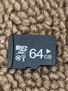 64Gb memory card