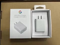 Google pixel 30watt original box plugged charger  03234806676