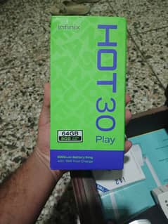 Infinix Hot 30 play, 64GB 8GB 4+4GB Ram