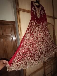 bridal maxi  mehroon colour