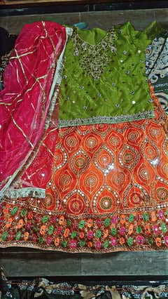 lehnga for mehndi