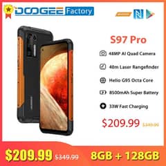 dooge water proof G95  8 128 gaming mobile 8500mah battery