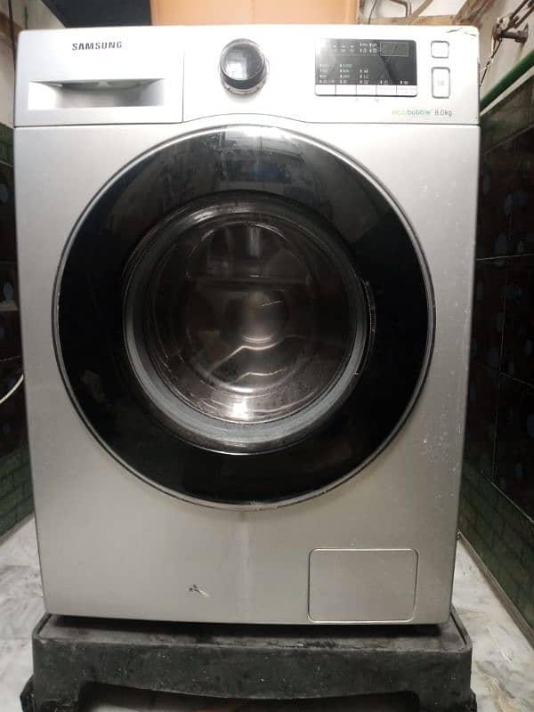 SAMSUNG Front load ECObubble 8kg washing machine original 1