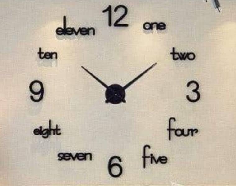 All Types of Wall Clock Designs are available Under 999 12