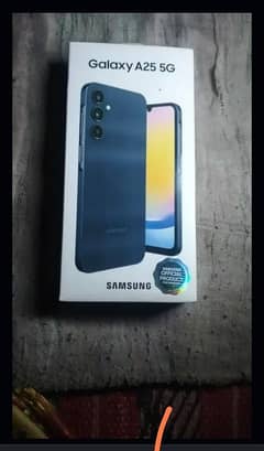 Samsung A25 8/256 5g just box open non active sim nhi dalii ahi tak