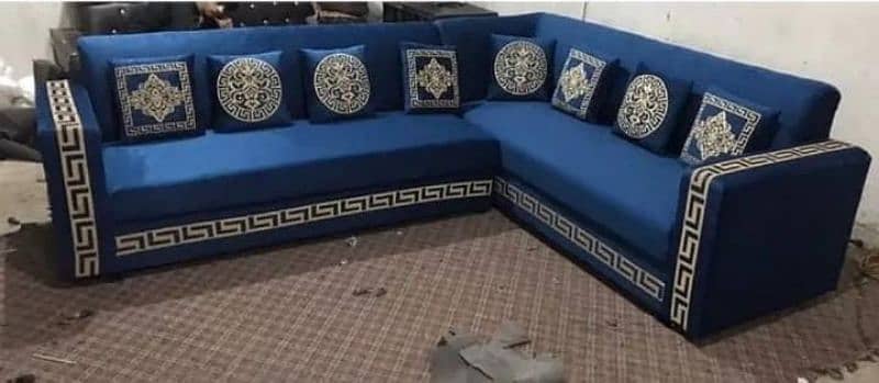 L shape sofa \ wooden sofa \ 5 seater sofa \ sofa for sale 9